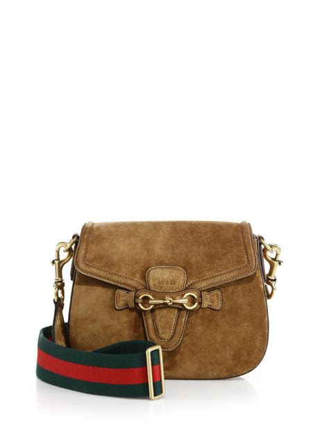 brown suede gucci bag|brown vintage Gucci shoulder bag.